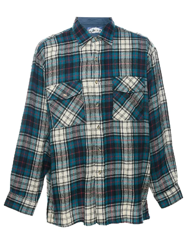 Trendy Basics Multi-colour Plaid Shirt - XL